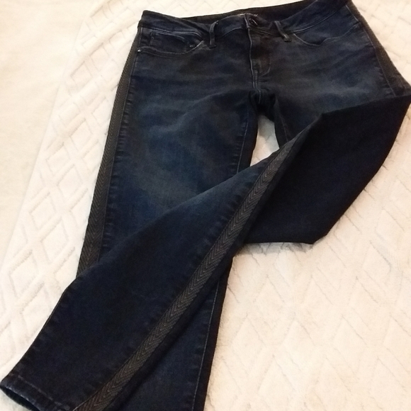 Mavi Denim - Mavi Gold dark blue leggings with side decoration